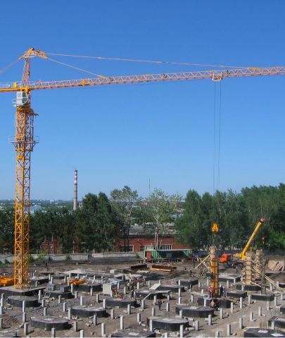 Звʼязки для кріплення баштового крана